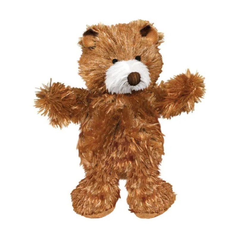 Kong Plush Teddy Bear Dog Toys Brown X-Small