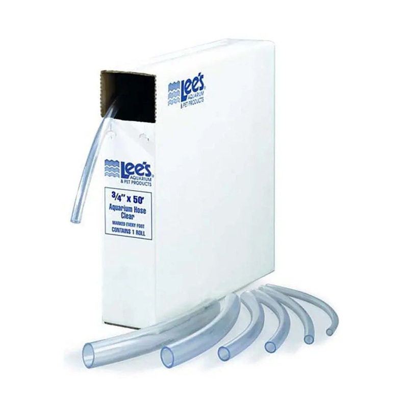 Lee’s Clear Aquarium Tubing 50 Feet X 3/4 Inch