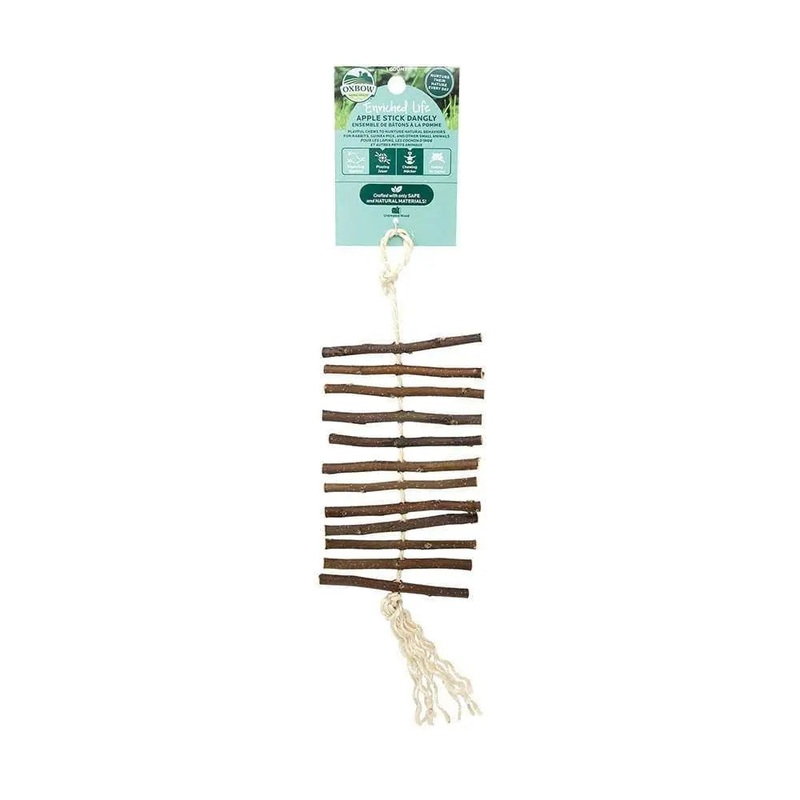Oxbow Animal Health Enriched Life Apple Stick Dangly Small Animal Treats