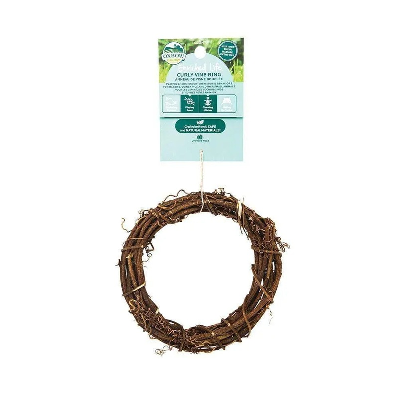 Oxbow Animal Health Enriched Life Curly Vine Ring for Small Animal
