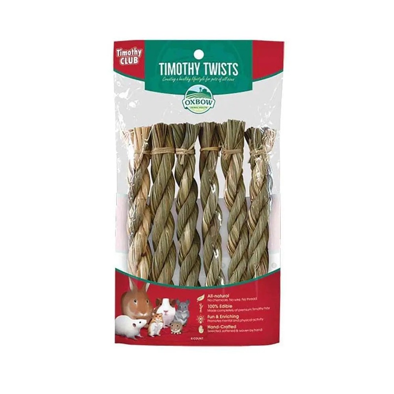 Oxbow Animal Health Timothy CLUB Twists 6 Count