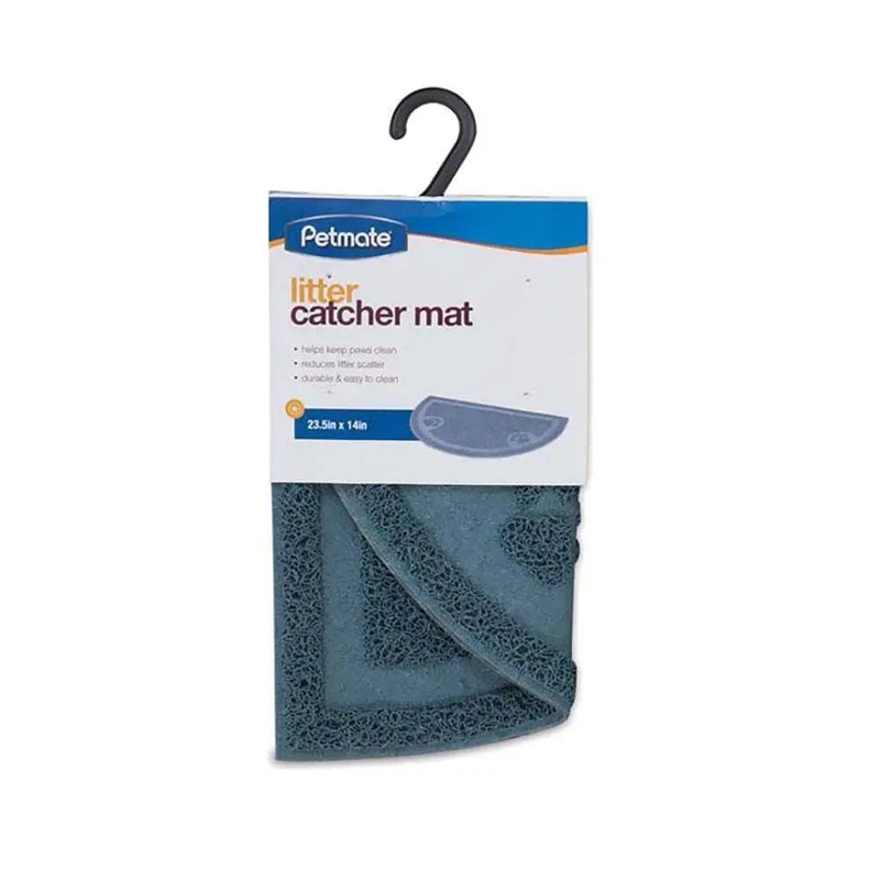 Petmate 1/2 Circle Waterfall Litter Catcher Mat Color One Size