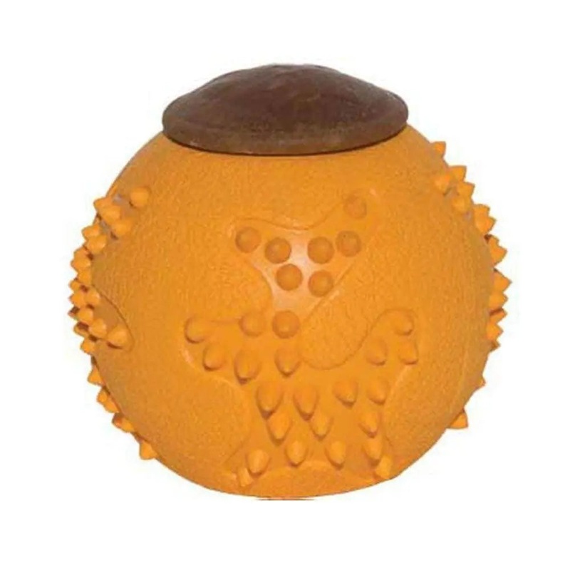 Starmark RubberTuff Ball Dog Treats Medium