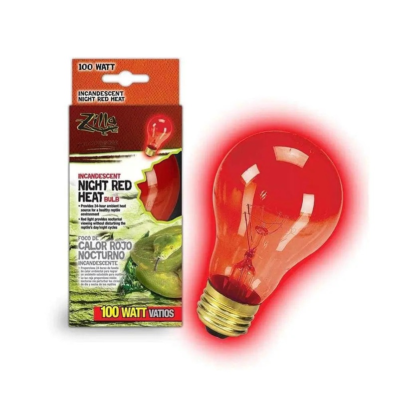 Zilla Incandescent Spot Bulb|50 W|75 W|100 W|150 W|Day White|Night Black|Night Red