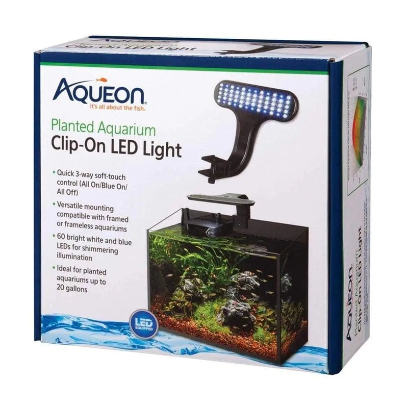 Aqueon Planted Aquarium Clip-on LED Light 8 X 7 X 4.75 Inch