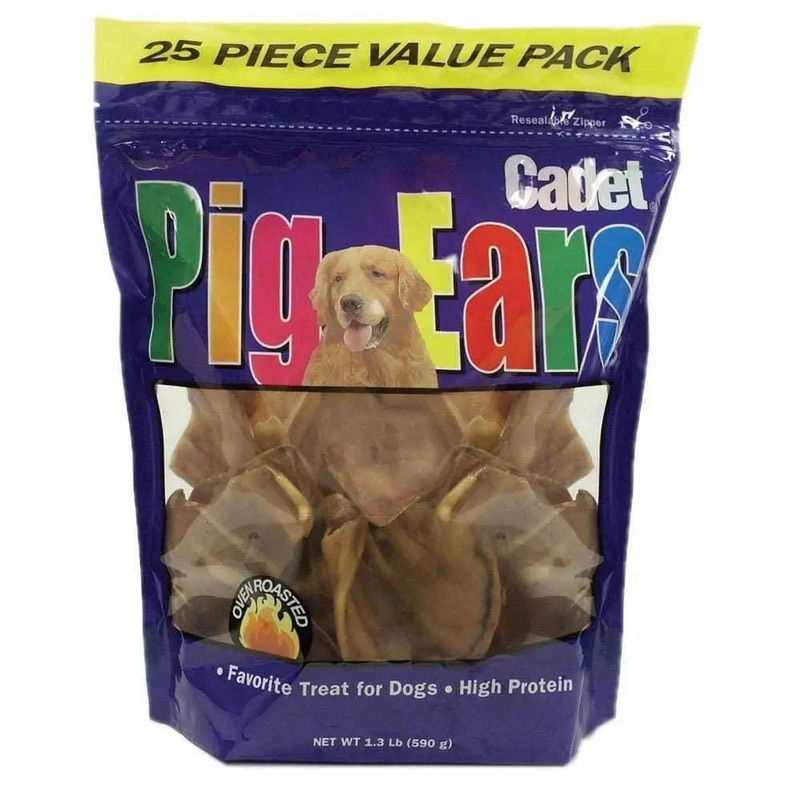 Cadet Pig Ears Dog Treats 25 Count
