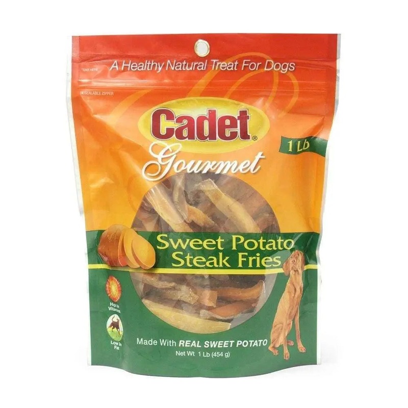 Cadet Sweet Potato Steak Fries Dog Treats 1 Lbs