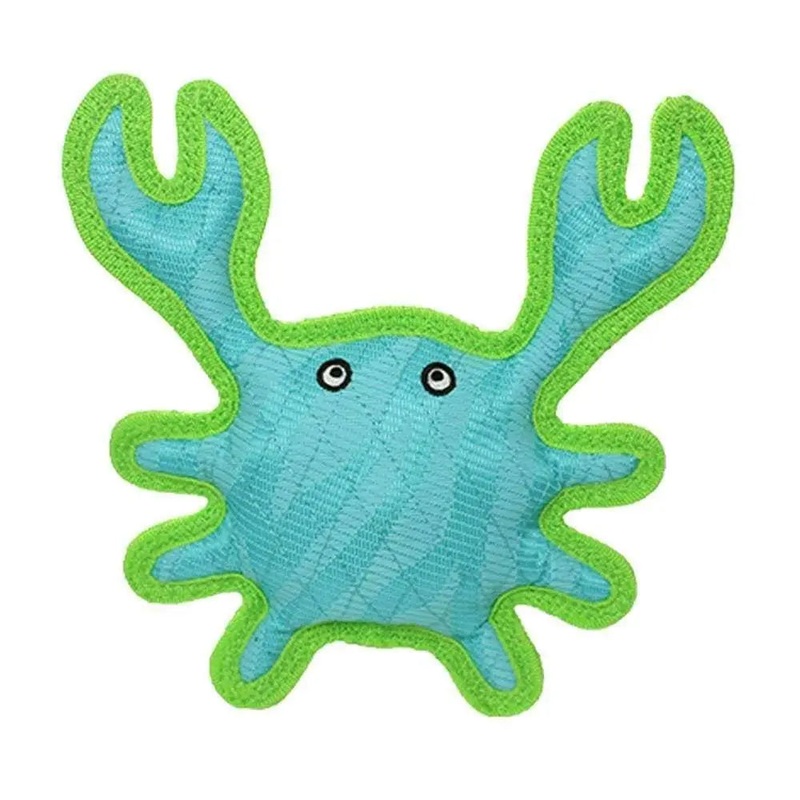 DuraForce Characters Crab Dog Toys Blue Color 1.5 X 9 X 9.8 Inch