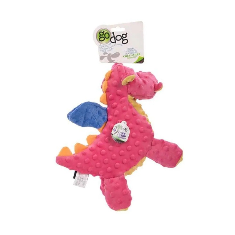 GoDog Coral Dragons Dog Toys Large