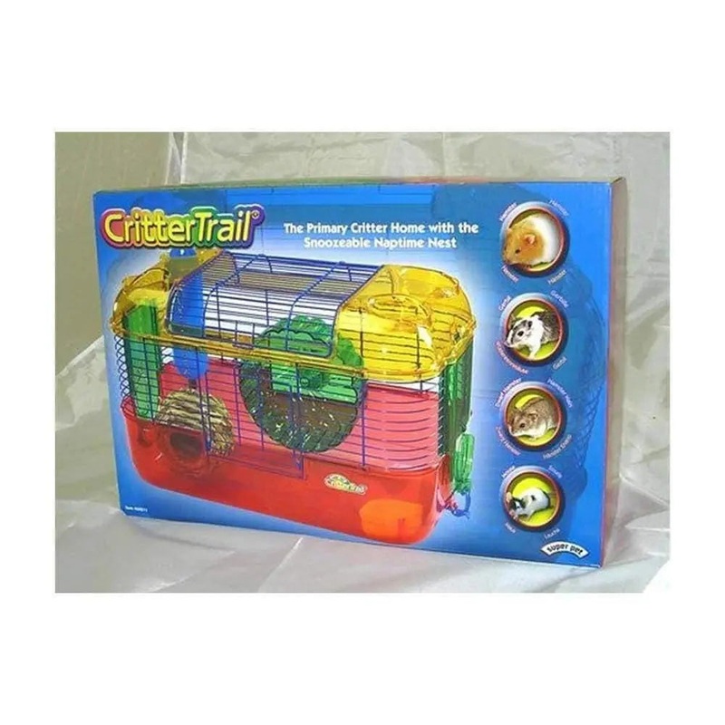 Kaytee CritterTrail Primary Habitat for Small Animal Multicolor 16 X 11.5 X 10.25 Inch
