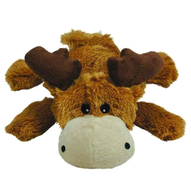 Kong Cozie Marvin Moose Dog Toys Brown