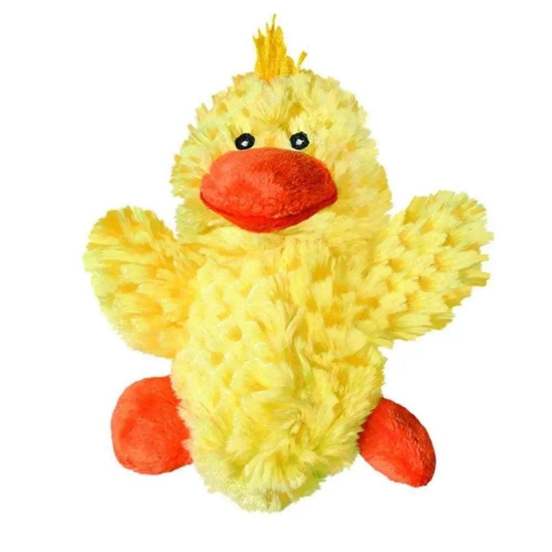 Kong Plush Duck Dog Toys Yellow X-Small