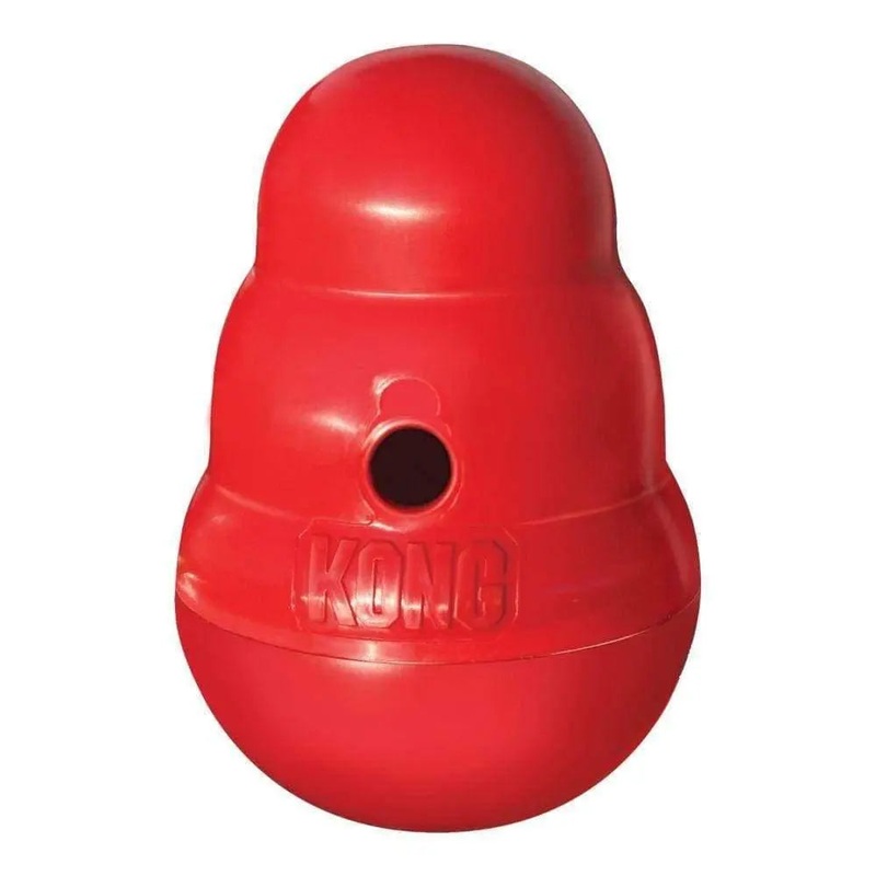 Kong Wobbler Dog Toys Red Small, 9 X 5 Inch