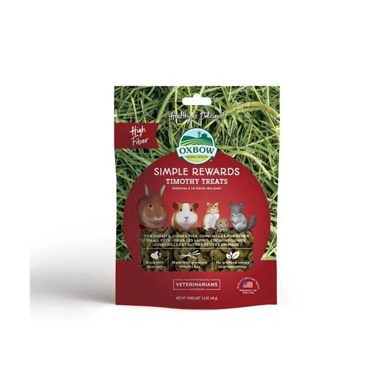 Oxbow Animal Health Simple Rewards Timothy Treats 1.4 Oz