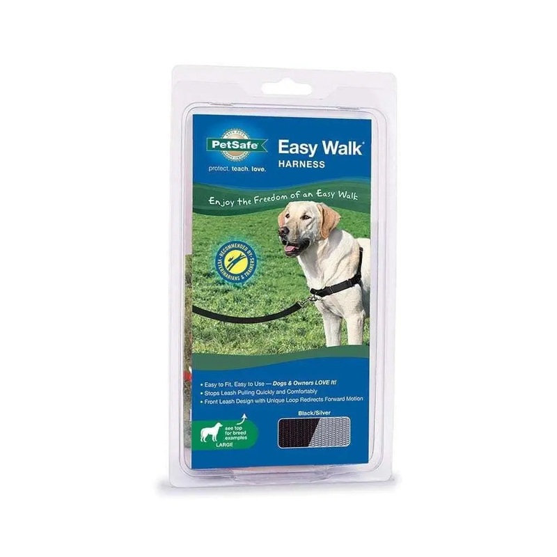 PetSafe Easy Walk No Pull Dog Harness Black Color Large