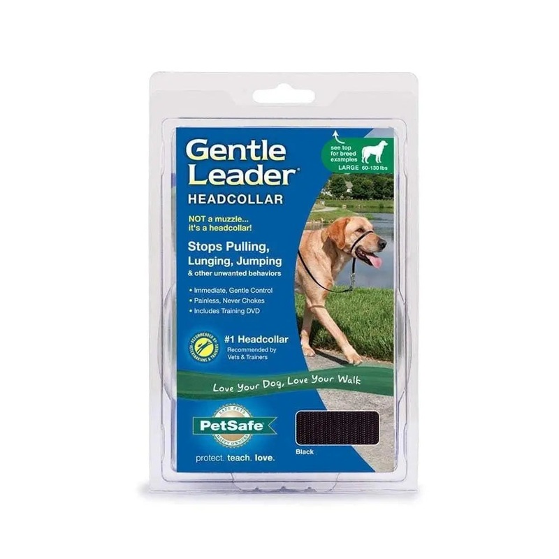 PetSafe Gentle Leader No Pull Dog Head Collar Black Color Large
