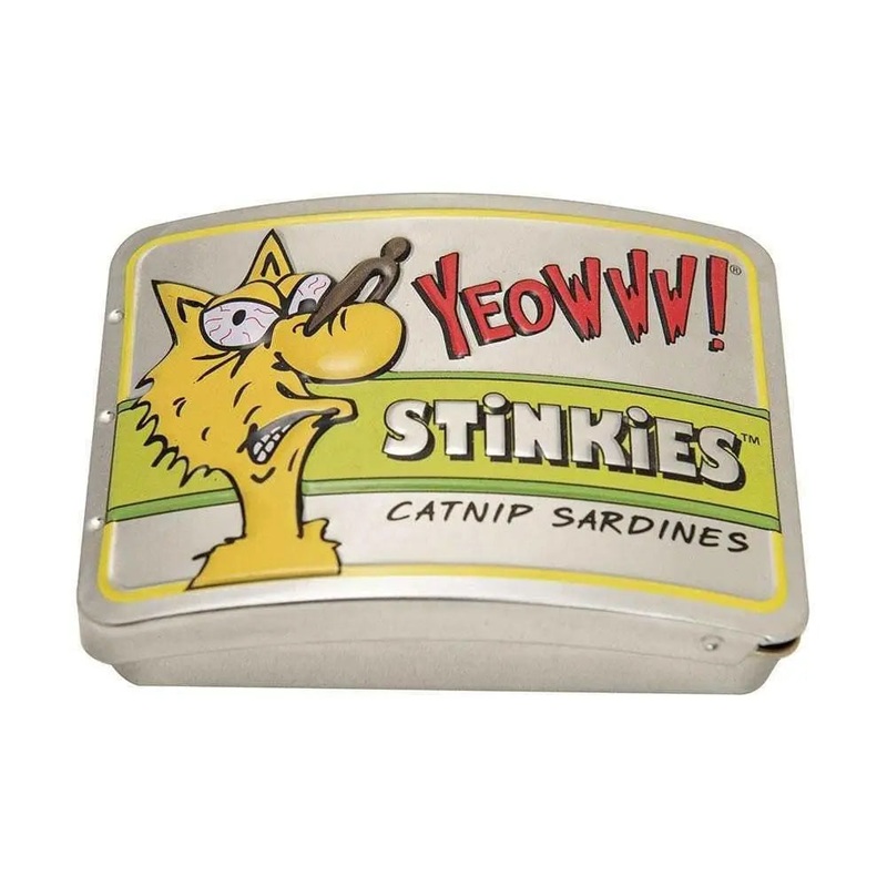 Ducky World Yeowww! Stinkies Catnip Sardines Catnip Toys 3 Inch X 3 Count