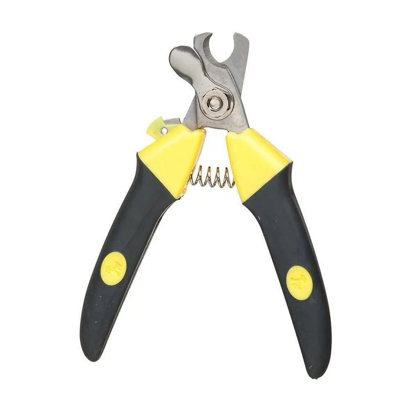 JW Gripsoft Deluxe Nail Clipper Gray/Yellow Color Large