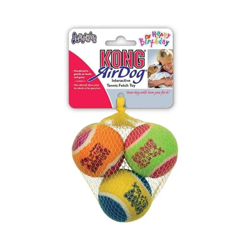 Kong Squeakair Birthday Balls Dog Toys Medium