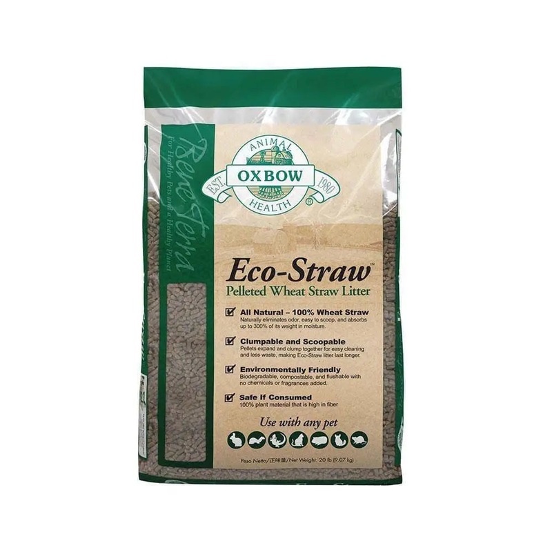 Oxbow Animal Health Eco-Straw Pelleted Wheat Straw Litter 20 Lbs