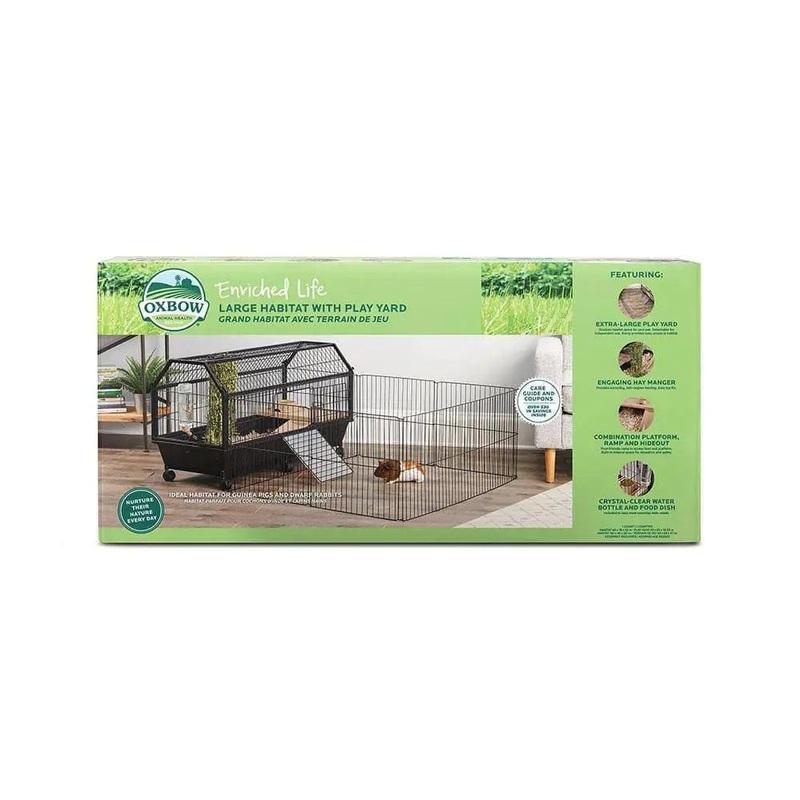 Oxbow Animal Health Enriched Life Habitat Play Yard for Small Animal Large