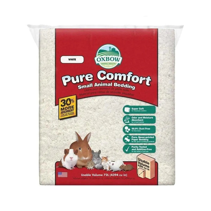 Oxbow Animal Health Pure Comfort Small Animal White Bedding 42 L