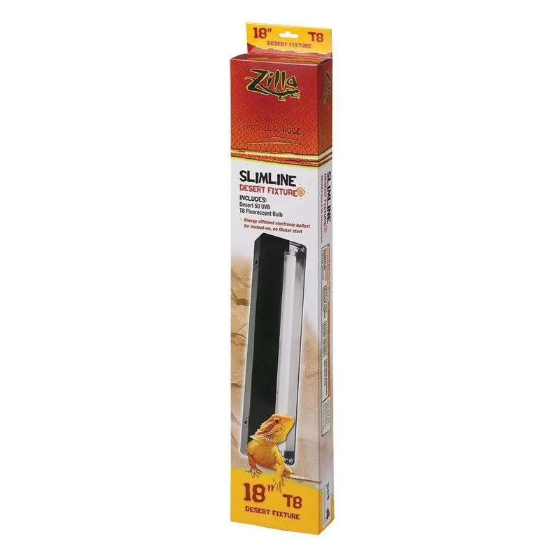 Zilla Slimlines T8 Fluorescent Light Fixture 18 in
