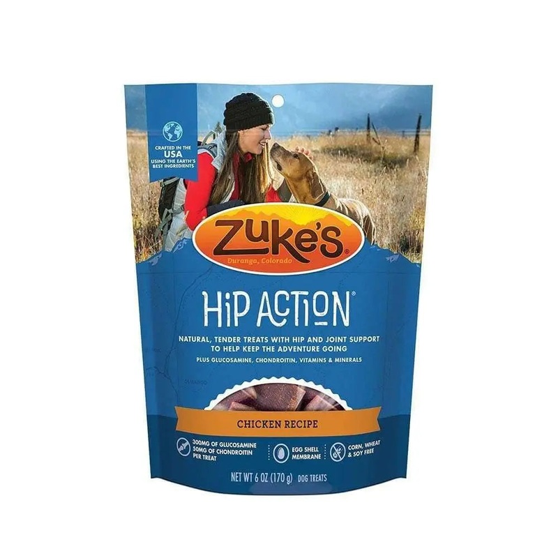 Zuke’s Hip Action Chicken Recipe Dog Treats 6 Oz