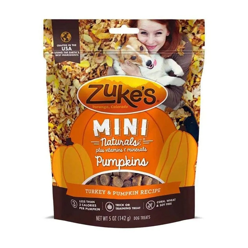 Zuke’s Mini Naturals Turkey & Pumpkin Recipe Dog Treats 6 Oz