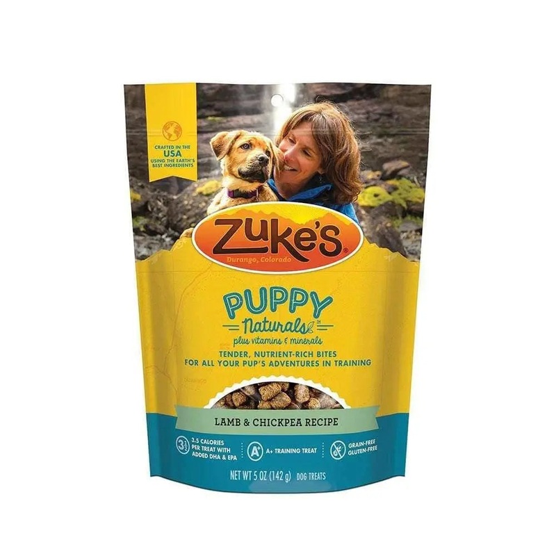 Zuke’s Puppy Naturals Grain Free Lamb & Chickpea Recipe Dog Treats 5 Oz