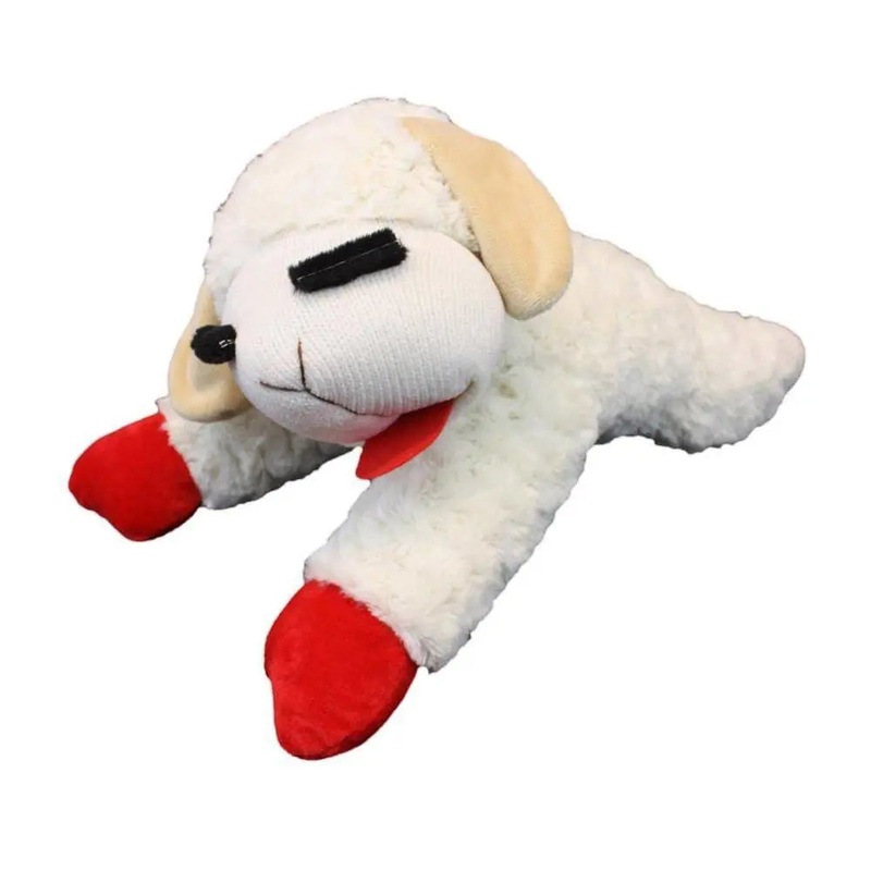 Multipet Lamb Chop Dog Toys 6 Inch