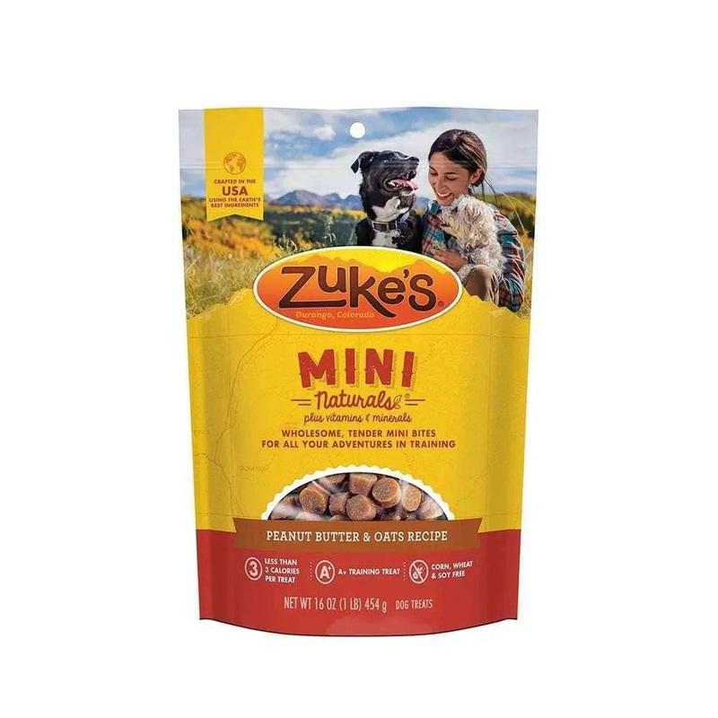 Zuke’s Mini Naturals Peanut Butter & Oats Recipe Dog Treats 16 Oz