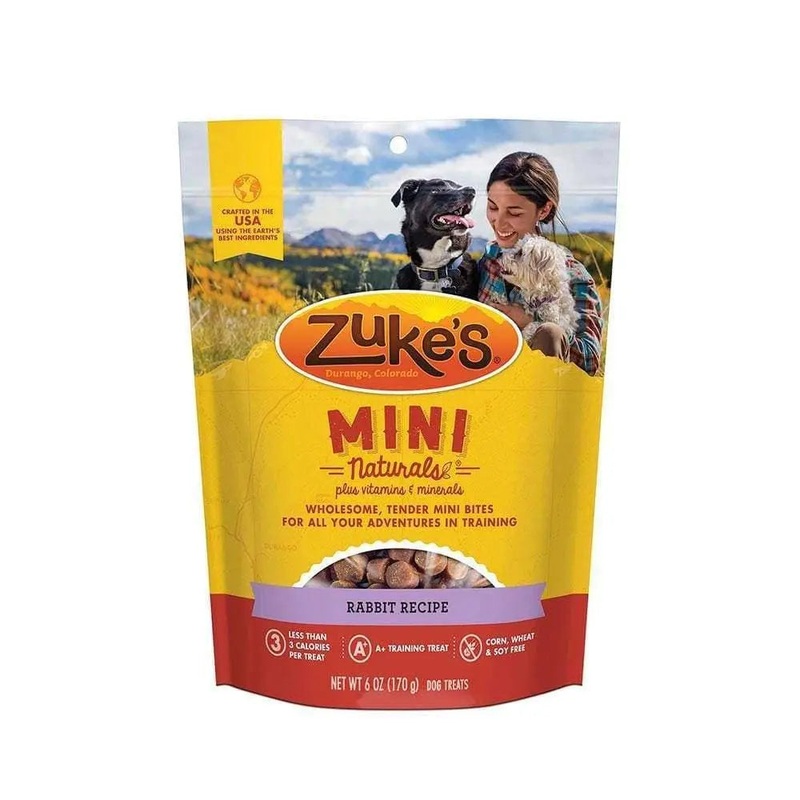 Zuke’s Mini Naturals Rabbit Recipe Dog Treats 6 Oz