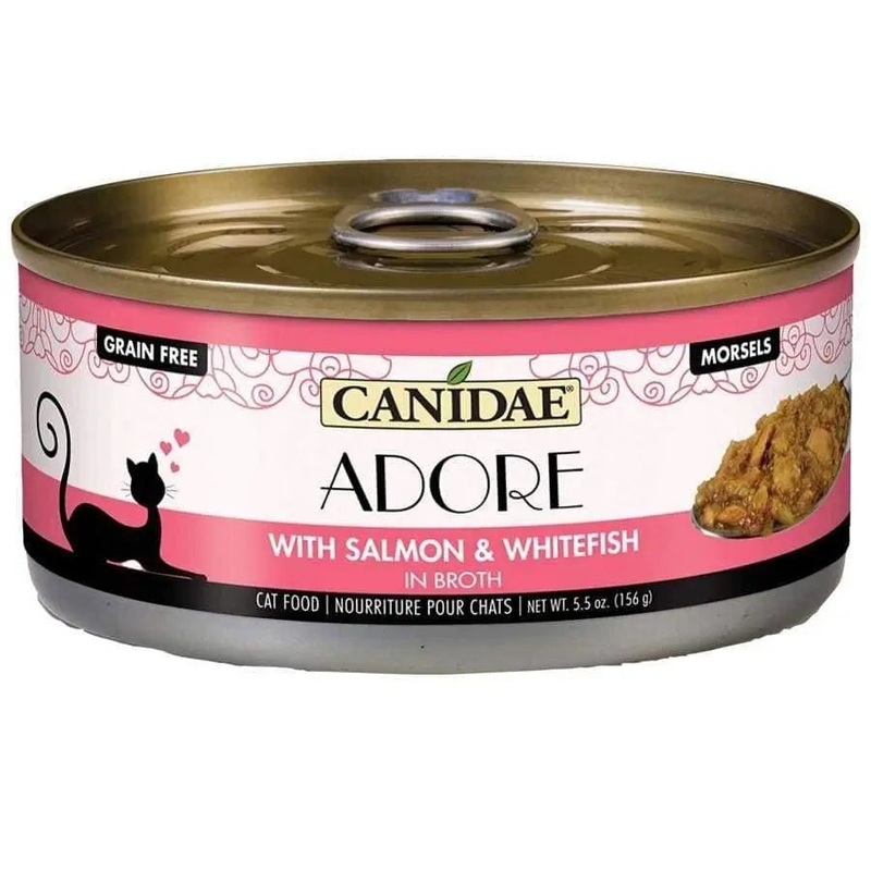 CANIDAE Adore With Salmon and Whitefish in Broth Canned Cat Wet Food 24ea/2.46 oz