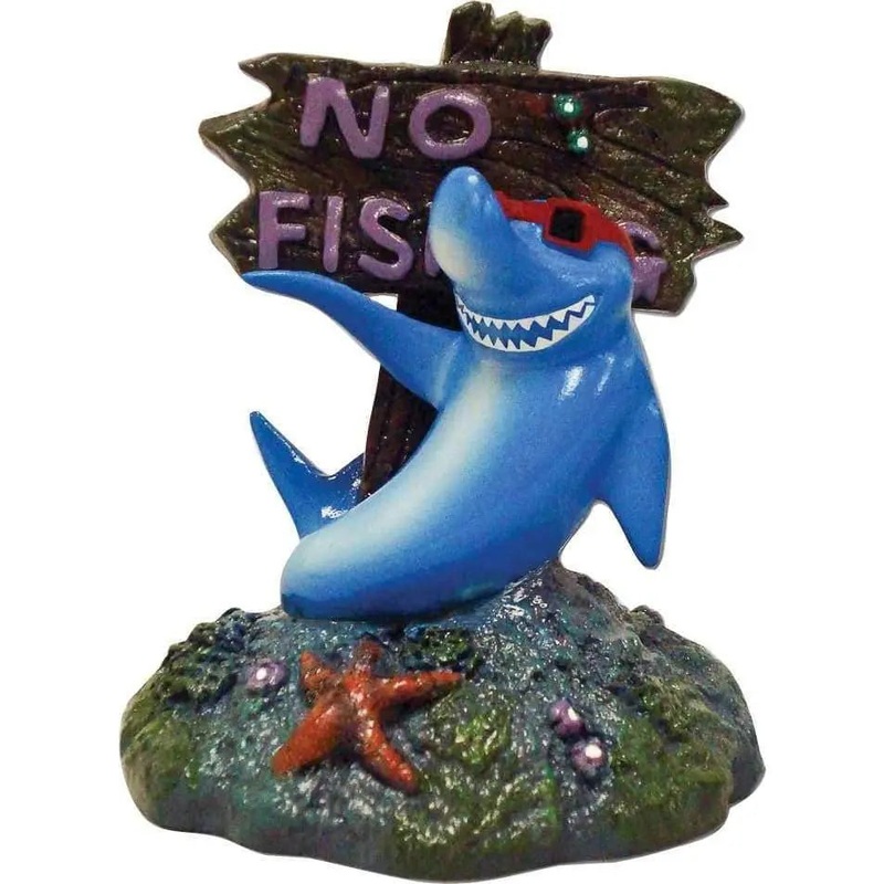 Exotic Environments Cool Shark No Fishing Sign