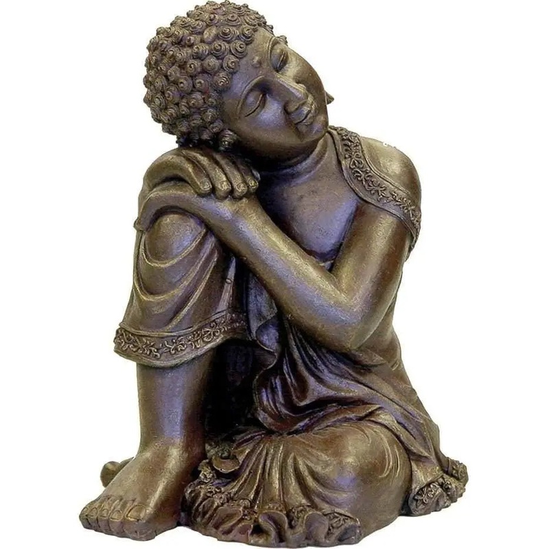 Exotic Environments Resting Buddha Statue