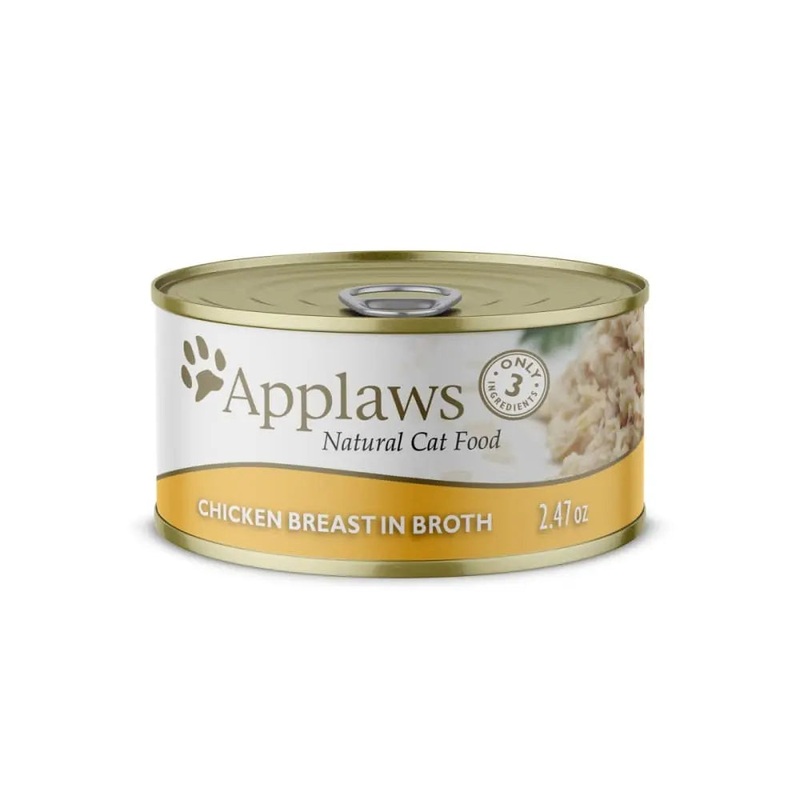 Applaws Natural Wet Cat Food Chicken Breast in Broth 24/cs