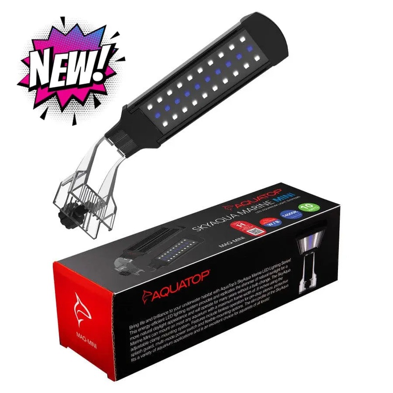 Aquatop SkyAqua Marine Mini LED Aquarium Light Fixture 10 W