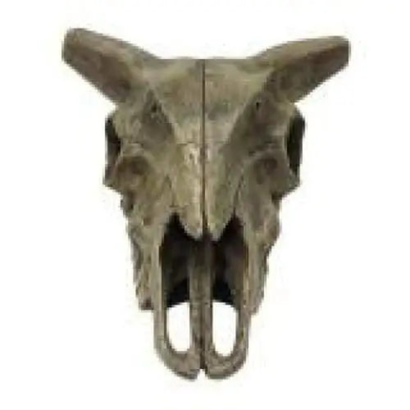 Komodo Deer Skull Reptile Hideout Deer Skull Gray 1ea/One Size