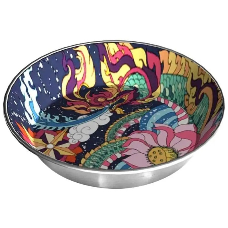 Komodo Dragon Stainless Steel Reptile Bowl