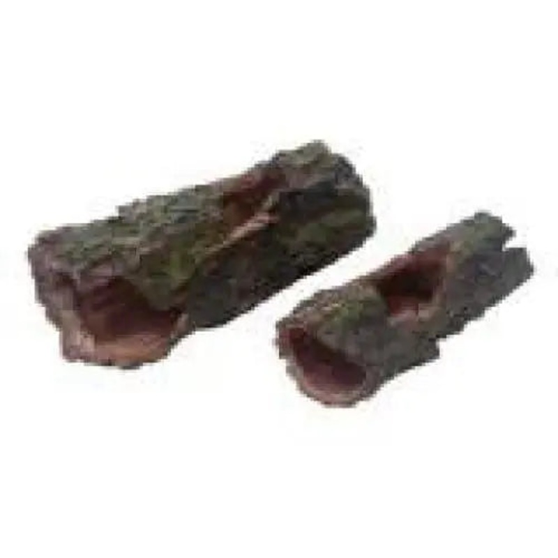 Komodo Forest Log Reptile Habitat Decoration Hideaway Brown, Green Large