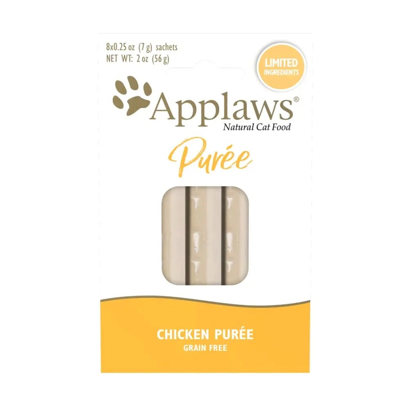 Applaws Natural Cat Treat Chicken Puree 8 x 0.25oz 10/cs