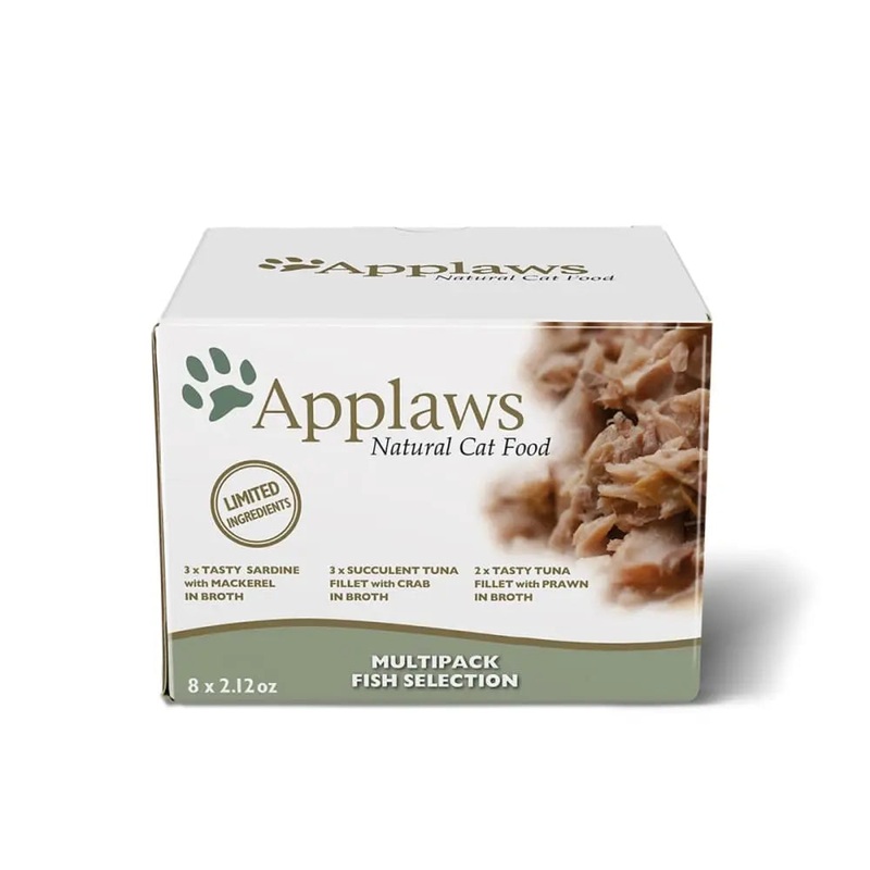 Applaws Natural Wet Cat Food Pot Multipack Fish Selection 8 x 2.12oz