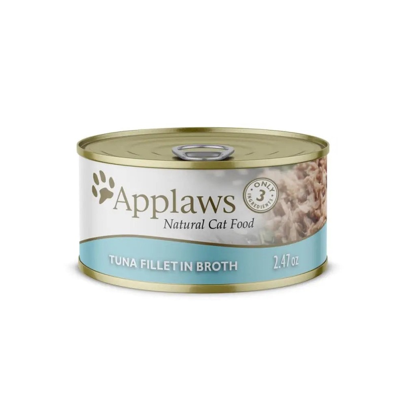 Applaws Natural Wet Cat Food Tuna Fillet in Broth 24/cs