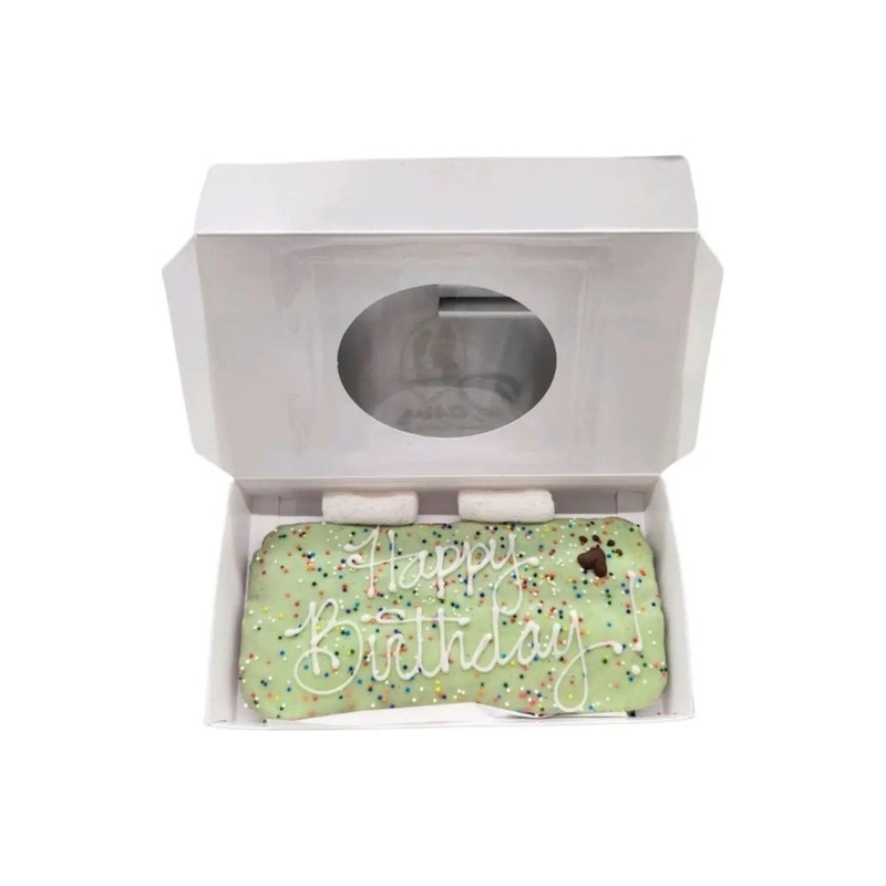 Paws Gourmet Bakery Birthday Cake Box Assorted Colors 1ct