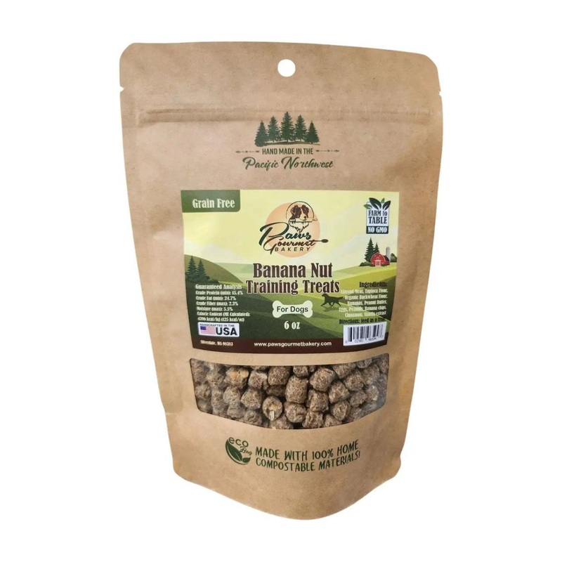 Paws Gourmet Bakery Grain Free Banana Nut Training Treats