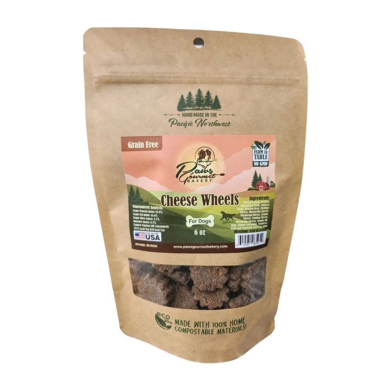 Paws Gourmet Bakery Grain Free Cheese Wheels Dog Treats