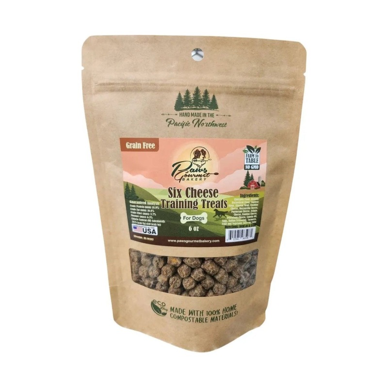 Paws Gourmet Bakery Grain Free Six Cheese Training Treats