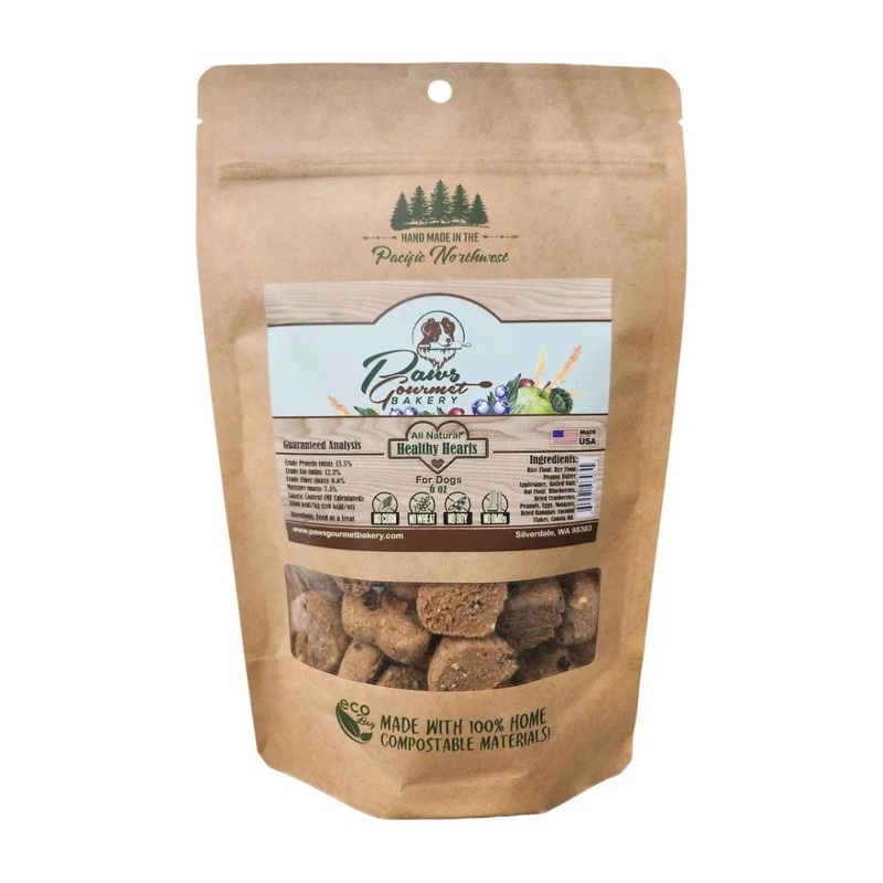 Paws Gourmet Bakery Healthy Hearts Dog Treats