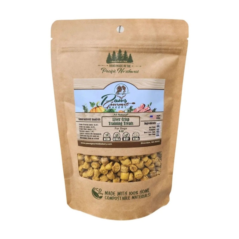 Paws Gourmet Bakery Liver Crisp Training Treats